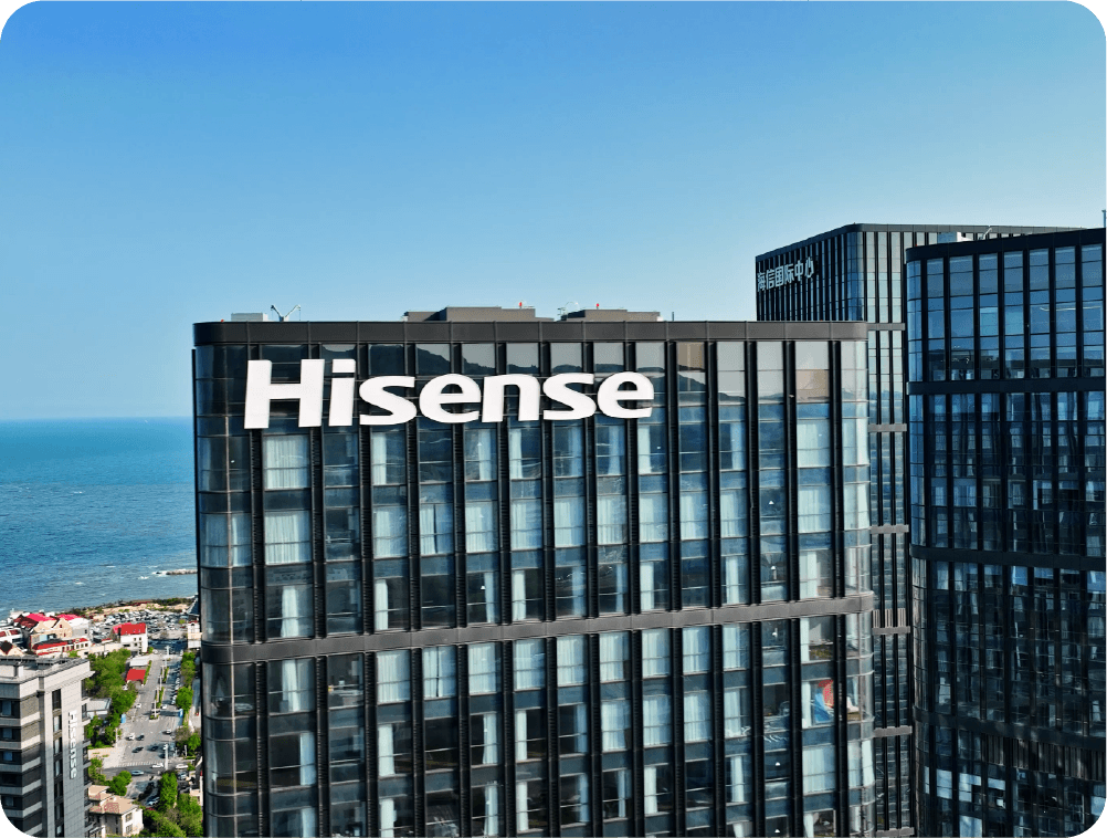 Hisense HQ showroom in Qingdao, China