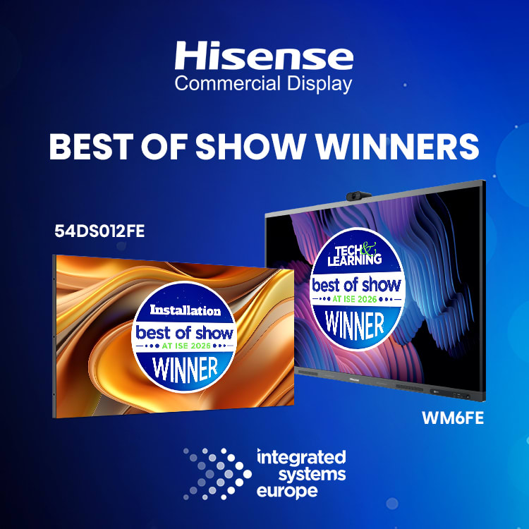 Hisense Takes Home Two Best of Show Awards at ISE 2026. Hisense ...